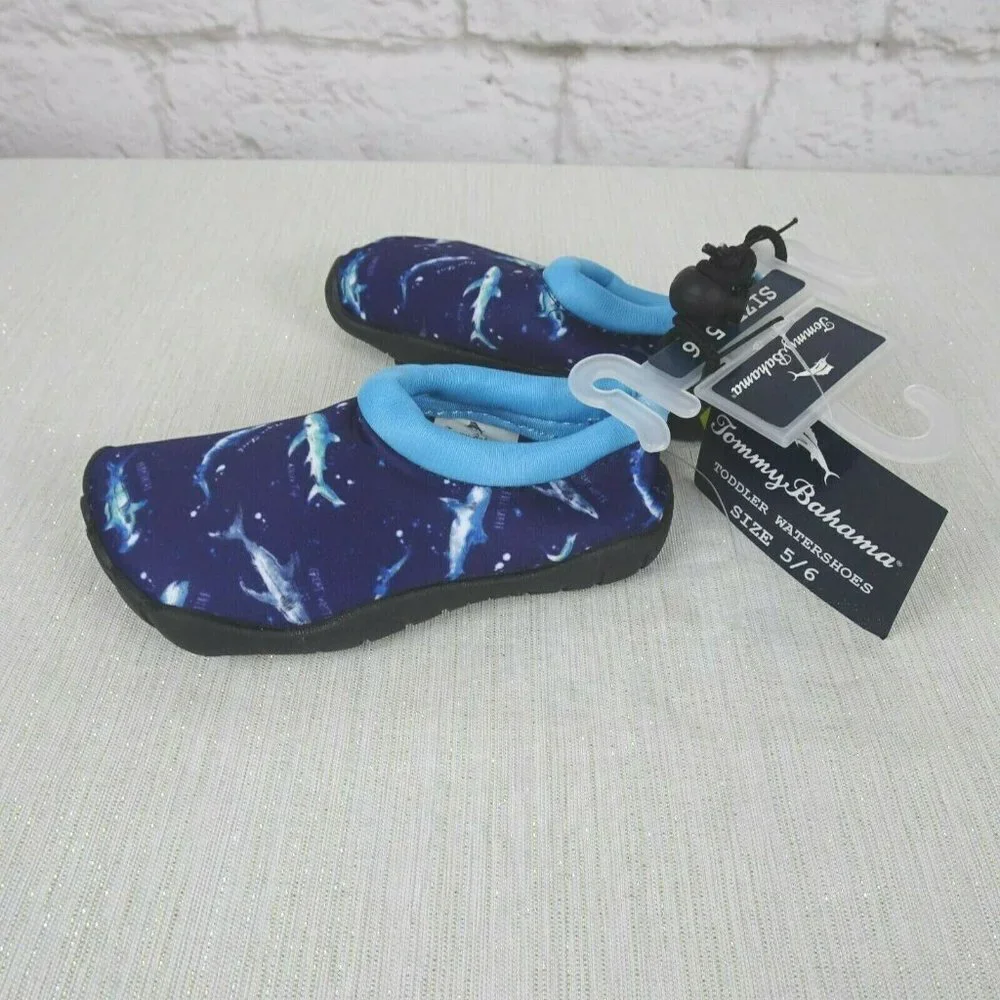 💰3/$25 New Tommy Bahama Water Shoes Swim Toddler 5/6 UPF 50+